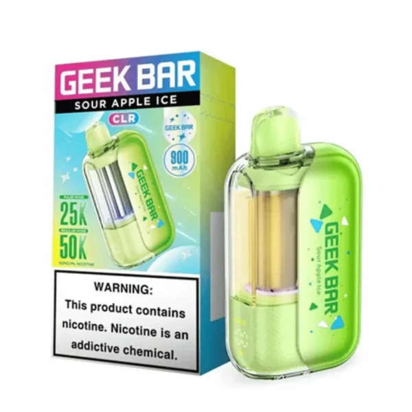 Geek Bar CLR Sour Apple Ice