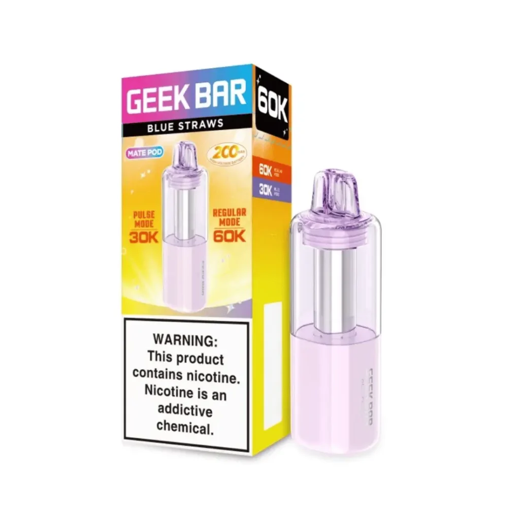 Geek Bar Mate 60K Pod Blue Straws