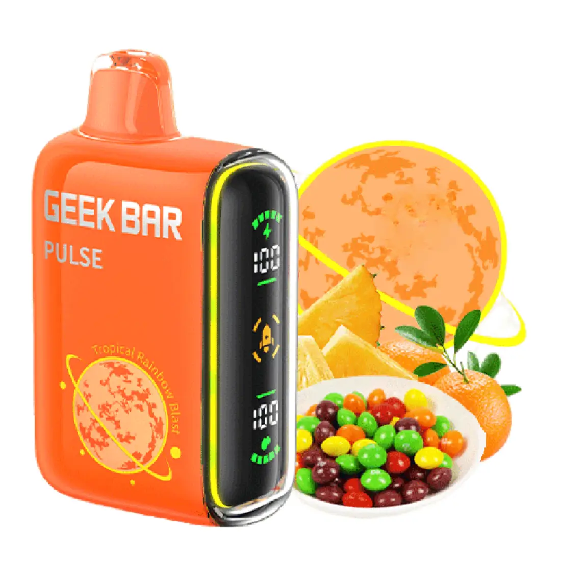 Geek Bar Pulse Vape Tropical Rainbow Blast