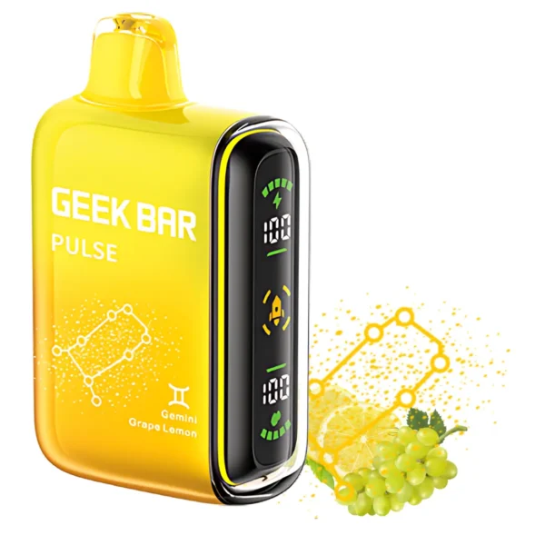 Geek Bar Pulse Vape Grape Lemon