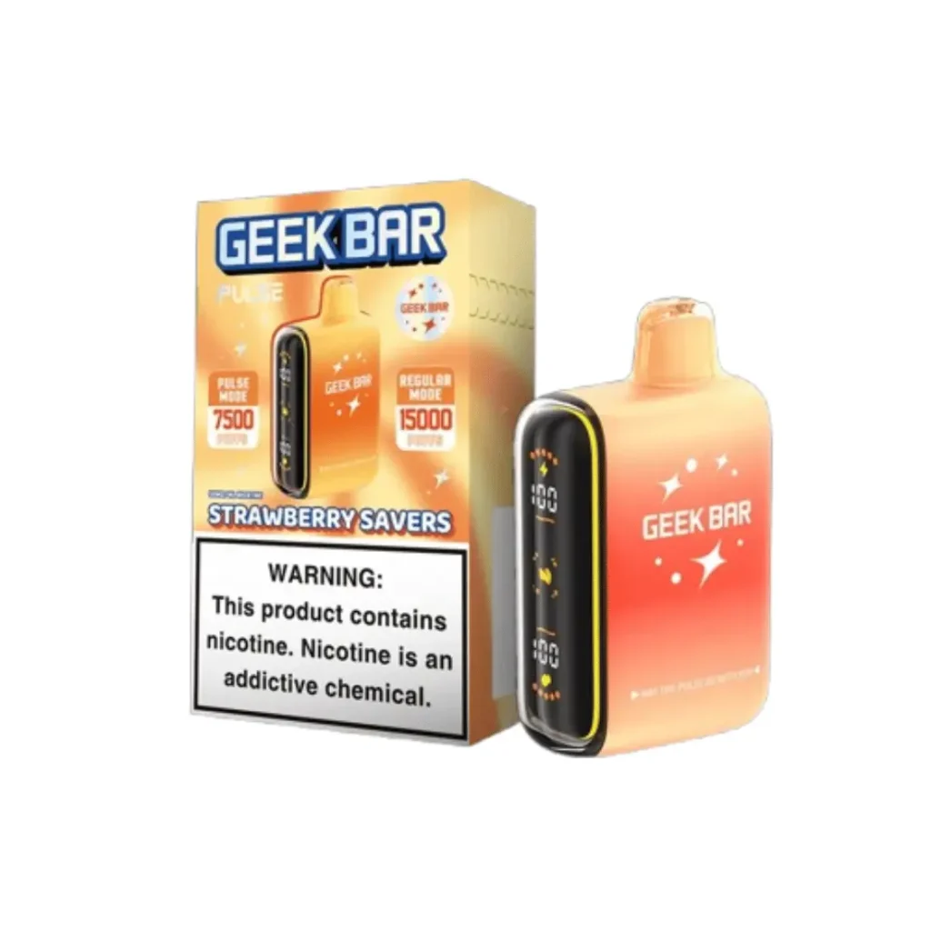 Geek Bar Pulse Vape Frozen Strawberry Savers