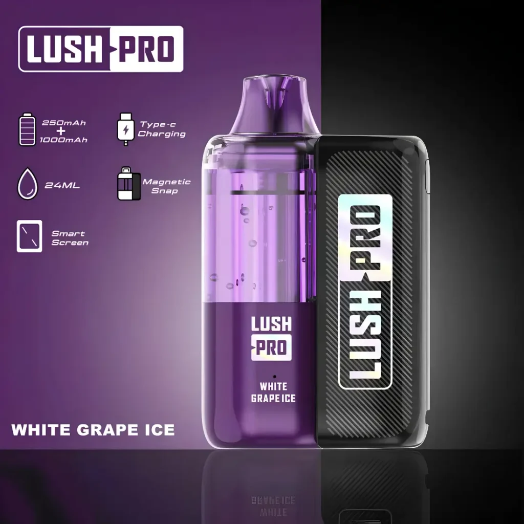 Lush Pro White Grape Ice – 50,000 Puffs Disposable Vape