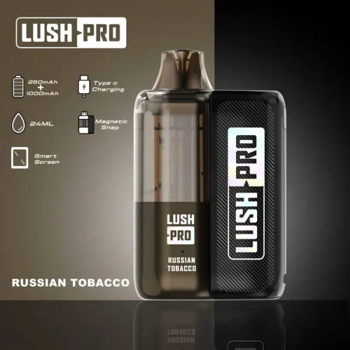 Lush Pro Russian Tobacco – 50,000 Puffs Disposable Vape